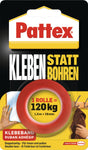 PATTEX Montageband Kleben statt Bohren transluzent 1,5 m x 19 mm – 10 Rollen
