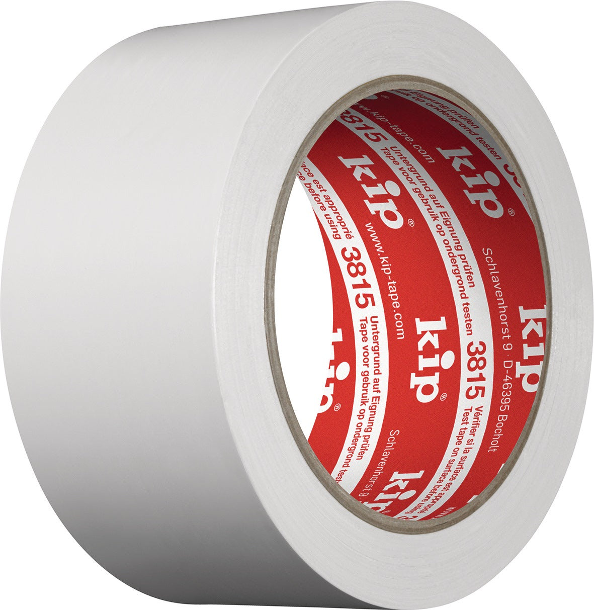 KIP PVC Schutzband 3815 weiß 50 mm x 33 m – Weich-PVC-Folie, 6 Rollen