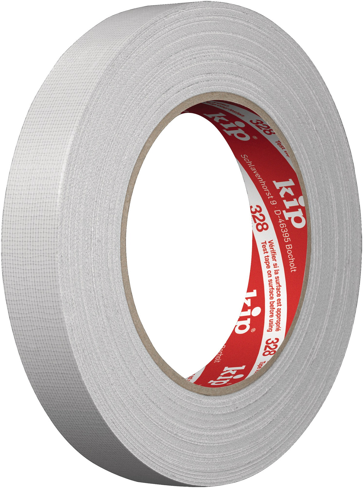 KIP Gewebeband Extra 328 hellgrau 25m x 19mm – UV-beständig, PE-laminiert