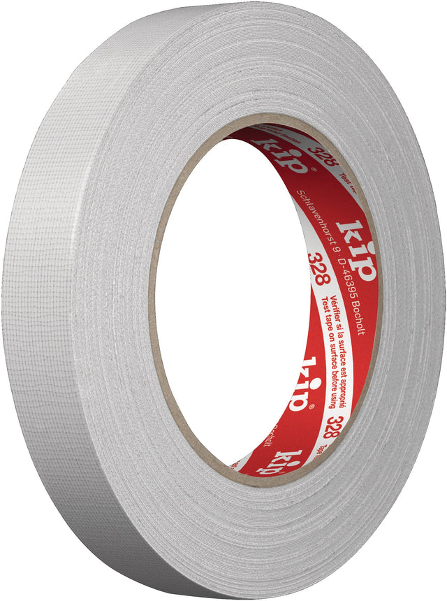 KIP Gewebeband Extra 328 hellgrau 25m x 19mm – UV-beständig, PE-laminiert