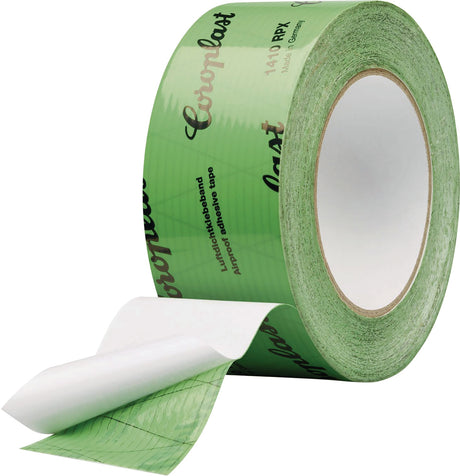 COROPLAST Spezialfolienklebeband 1410 RPX grün 25m x 60mm – luftdichte Verklebung