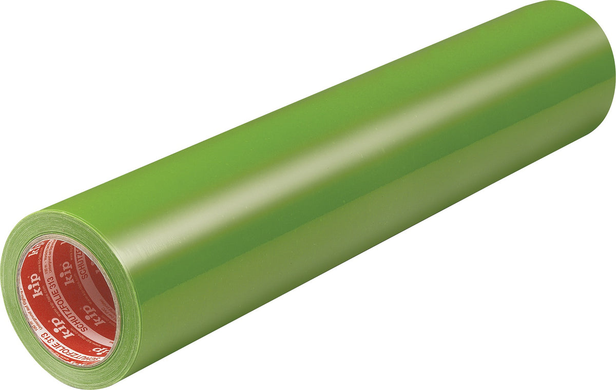 KIP Schutzfolie LDPE 313 Transparent 250 mm x 100 m – Selbstklebende Schutzfolie für Maler- und Fassadenarbeiten