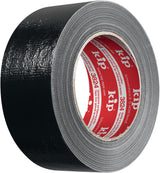 KIP Steinband 3824 silber 38 mm x 50 m – wasserabweisendes Gewebeband mit Hotmelt-Klebstoff