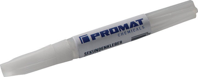 PROMAT CHEMICALS Sekundenkleber 5g transparent Dosierstift – Universeller Cyanacrylatkleber, geruchlos, kennzeichnungsfrei