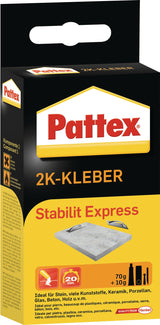 PATTEX Stabilit Express 2K-Methacrylklebstoff braun 30g Tube – schnelle Aushärtung