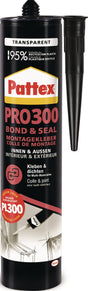 PATTEX Montagekleber PRO300 BOND & SEAL transparent 300g – 12er Pack Hybrid-Polymer