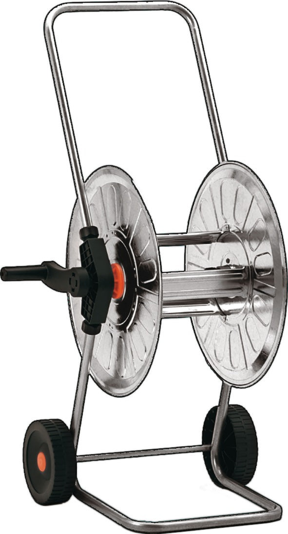 GEKA Schlauchwagen 5350 mit 3/4 Zoll Anschlussgewinde, Stahlrohr verzinkt, 4,3 kg