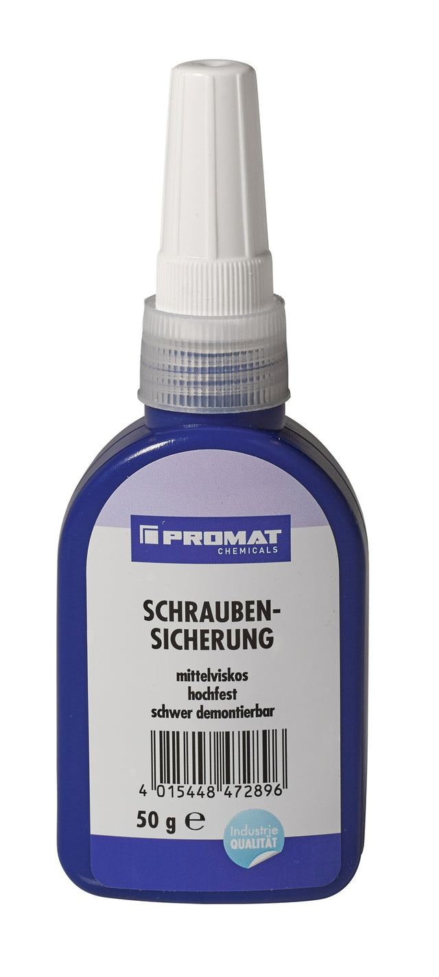 PROMAT CHEMICALS Schraubensicherung 50 g hochfest mittelviskos grün – 10 Stück Flasche