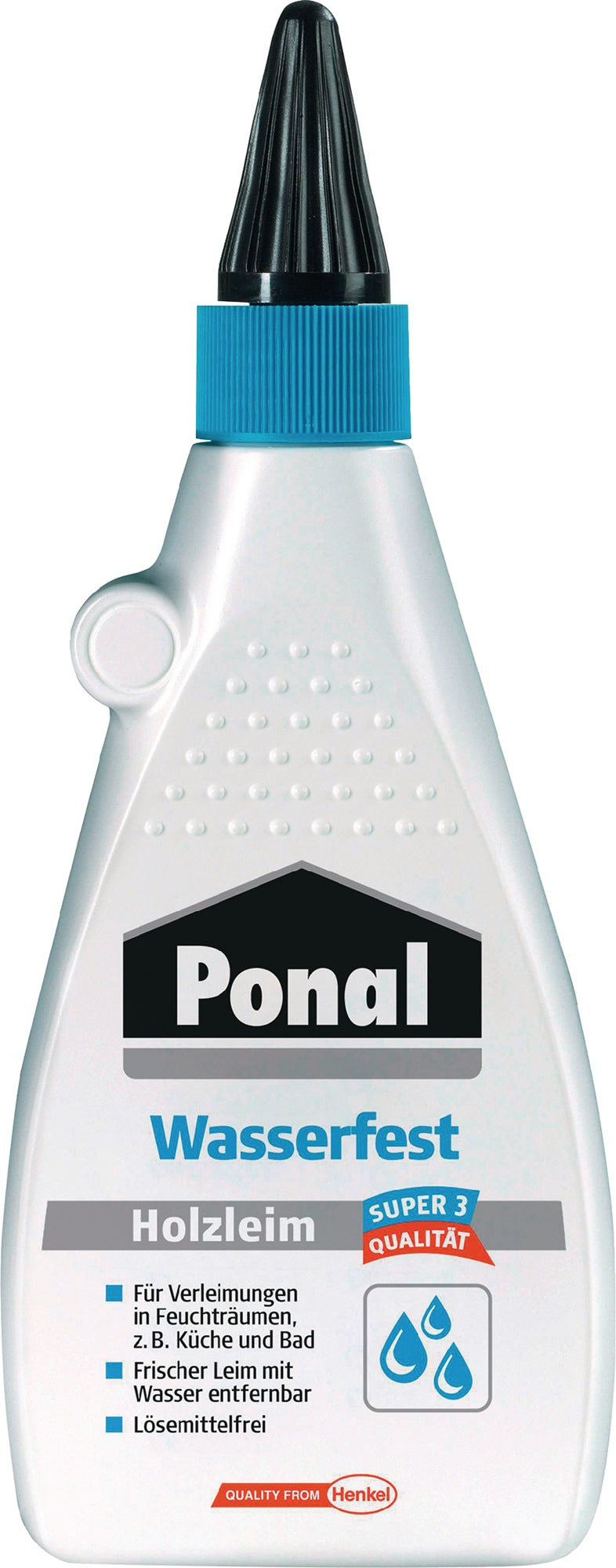 PONAL Holzleim Wasserfest/Super 3 120g EN 204: D3 Flasche – 12 Stück