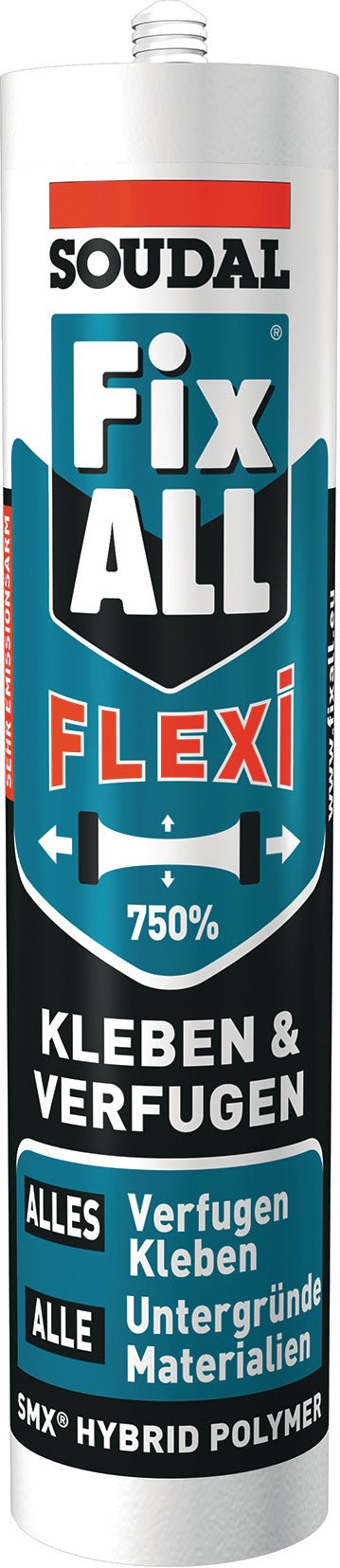 SOUDAL Fix All Flexi Weiß 470g Kartusche – Hybrid-Polymer Kleb- und Dichtstoff