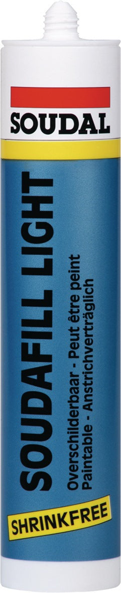 SOUDAL SOUDAFILL LIGHT Füllspachtel weiß 310 ml Kartusche – 15 Stück