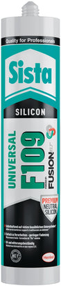 SISTA Silikondichtstoff F109 Fusion transparent 300 ml Kartusche – neutralvernetzend