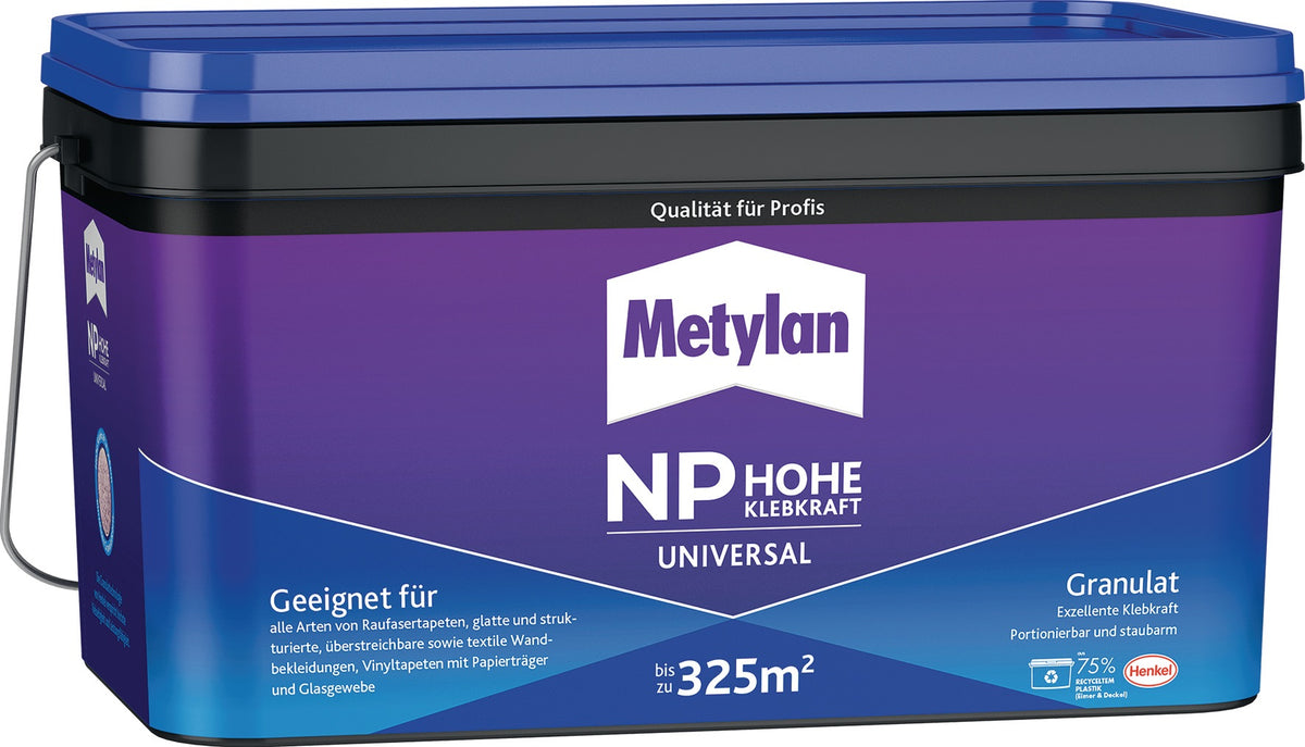 METYLAN Tapetenkleister Hohe Klebkraft NP Universal 5 kg – staubarm & portionierbar