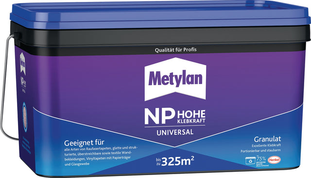 METYLAN Tapetenkleister Hohe Klebkraft NP Universal 5 kg – staubarm & portionierbar