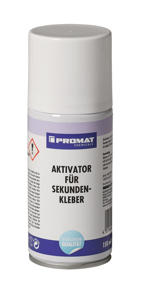PROMAT CHEMICALS Aktivator für Sekundenkleber 150 ml Spraydose – 12 Stück
