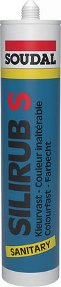 SOUDAL Sanitärsilikon Silirub S 300 ml Kartusche transparent – 15 Stück