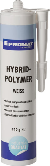 1K-Hybrid-Polymer weiß 440g Kartusche PROMAT CHEMICALS – MS Polymer Kleber, elastisch & überlackierbar