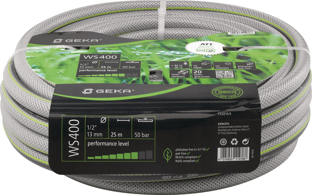 GEKA Wasserschlauch WS400 25m – 5-lagig, Anti-Twist, trinkwassergeeignet
