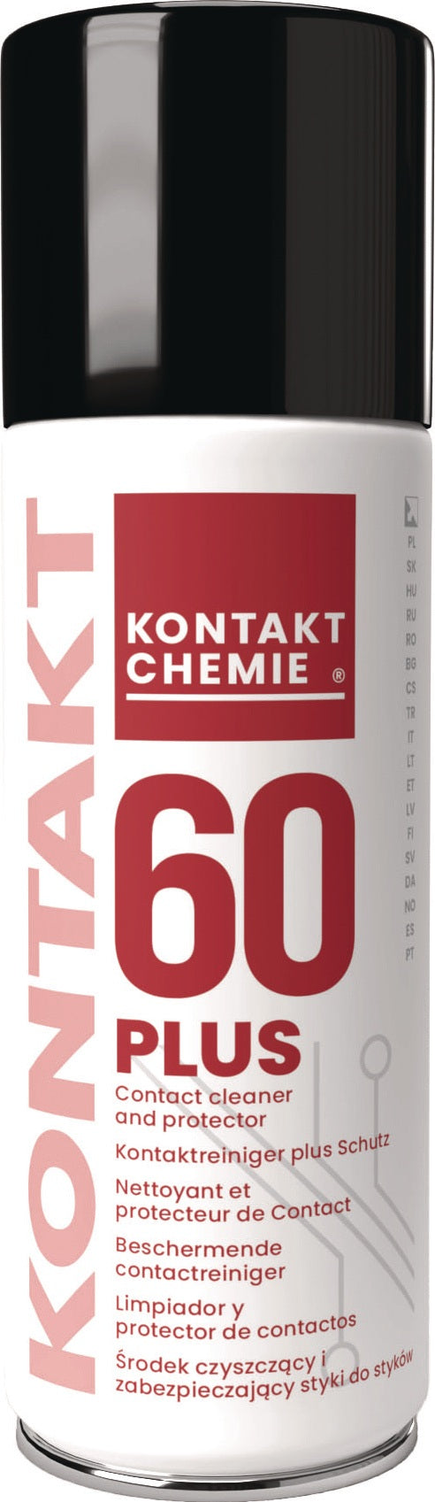 KONTAKT CHEMIE KONTAKT 60 PLUS Kontaktreiniger 200 ml Spraydose – 12 Stück