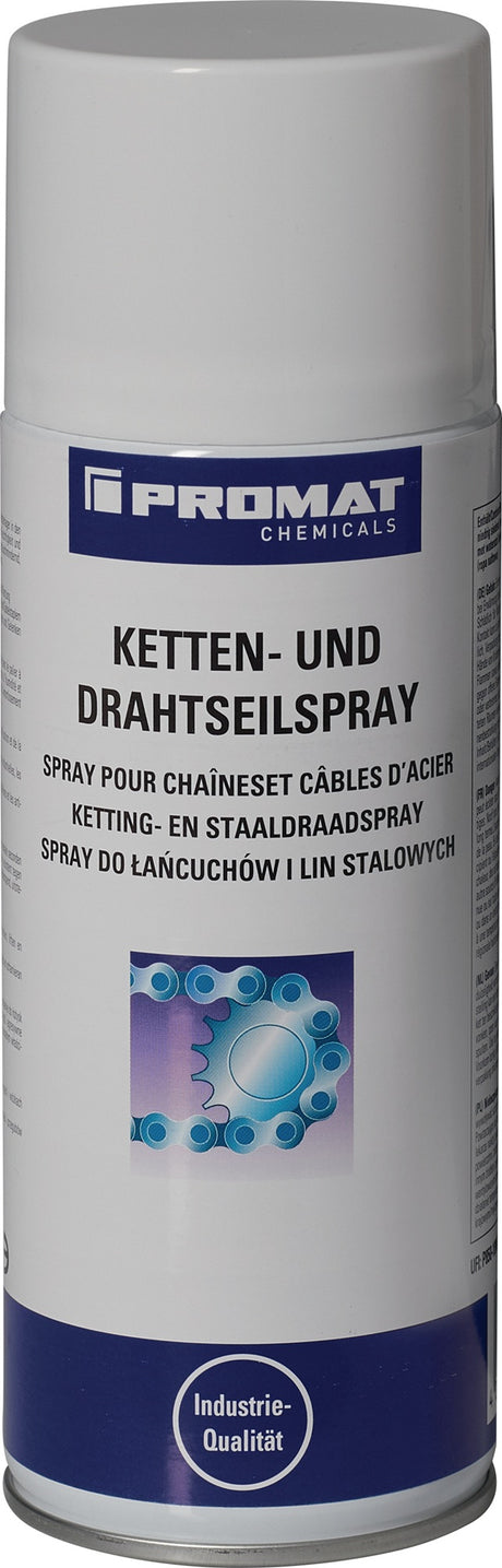 PROMAT CHEMICALS Ketten-/Drahtseilspray gelblich 400 ml Spraydose – 12 Stück