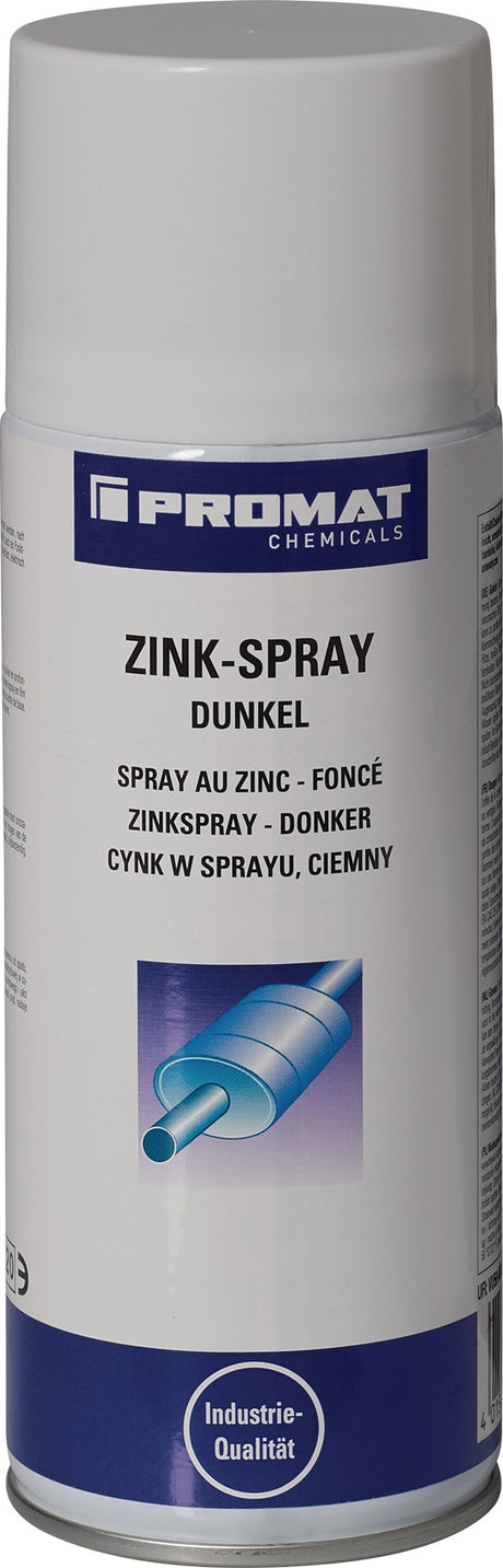 Zinkspray 400 ml dunkelgrau/staubgrau Spraydose PROMAT CHEMICALS – Kathodischer Korrosionsschutz bis +450 °C