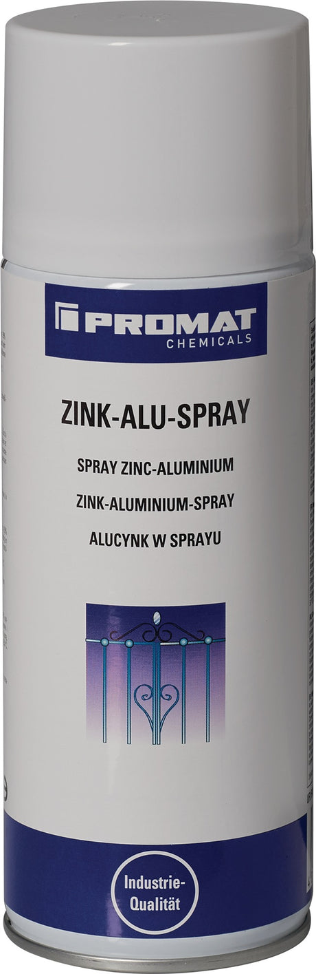 PROMAT CHEMICALS Zinkaluspray alufarben 400 ml – Zink-Alu-Spray für Metallbau & Kfz