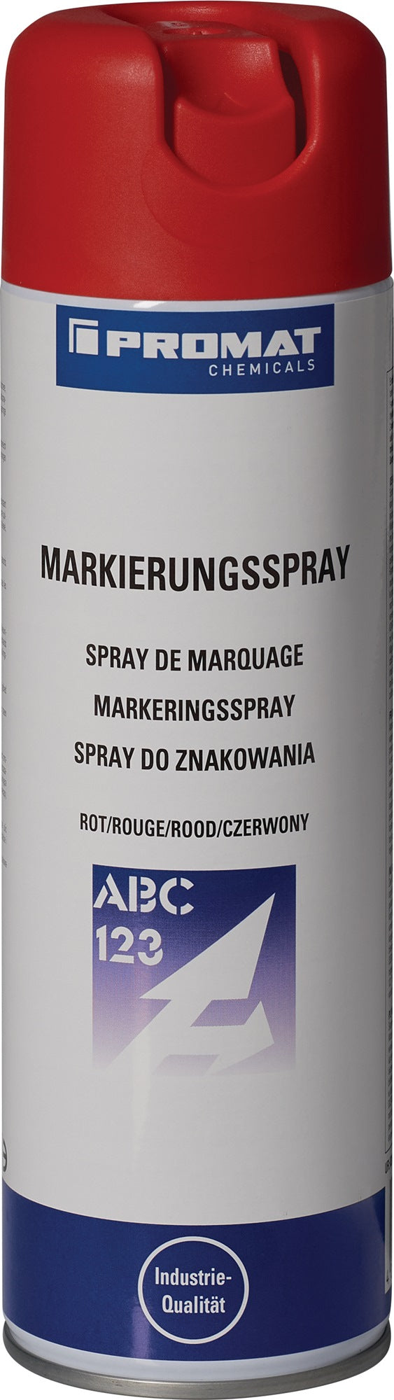 PROMAT CHEMICALS Markierungsspray Rot 500 ml – 360°-Ventil, frostsichere Langzeitmarkierung