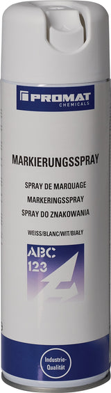 PROMAT CHEMICALS Markierungsspray Rot 500 ml – 360°-Ventil, frostsichere Langzeitmarkierung