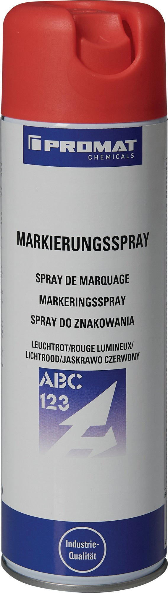 PROMAT CHEMICALS Markierungsspray Rot 500 ml – 360°-Ventil, frostsichere Langzeitmarkierung