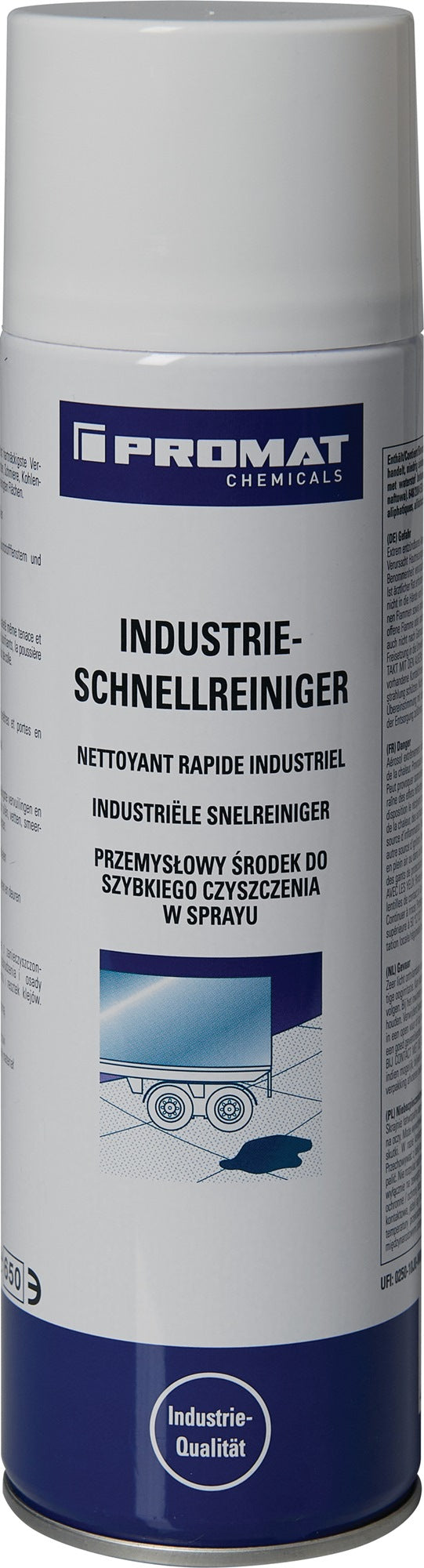 PROMAT CHEMICALS Industrieschnellreiniger 500 ml Spraydose – Acetonhaltig, löst hartnäckigste Verschmutzungen