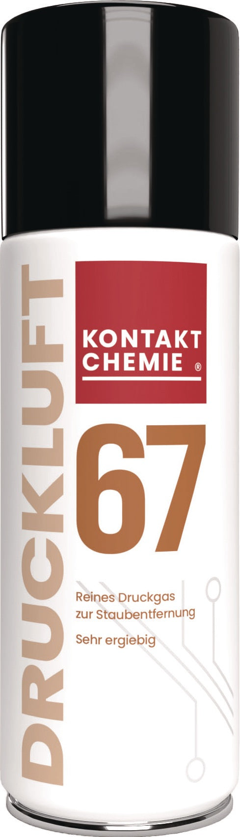 KONTAKT CHEMIE Druckluftspray DRUCKLUFT 67, 400 ml, 12er-Pack – ölfreies Druckgas für Elektronik & Feinmechanik