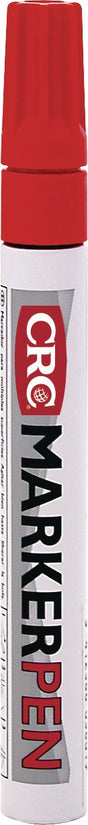 CRC Permanentmarker MARKERPEN rot – wasserfest, Strichbreite 1-4,5 mm