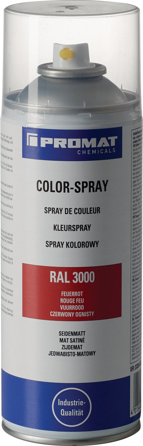 PROMAT CHEMICALS Colorspray feuerrot seidenmatt RAL 3000, 400 ml Spraydose