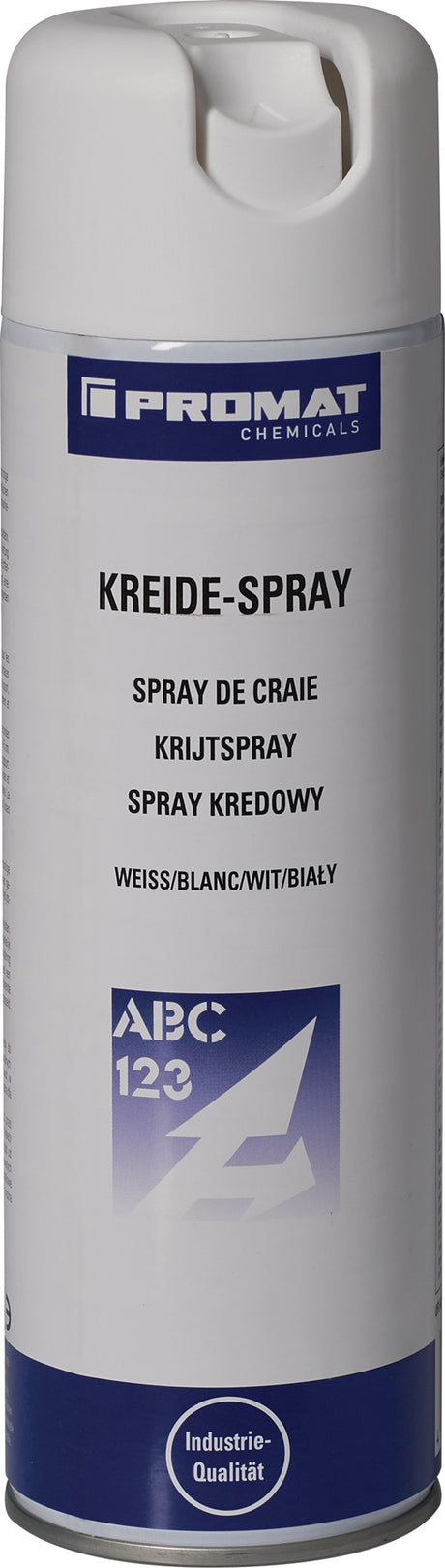 Kreidespray weiß 500 ml Spraydose PROMAT CHEMICALS – 6 Stück Markierspray für Events und Sportplätze