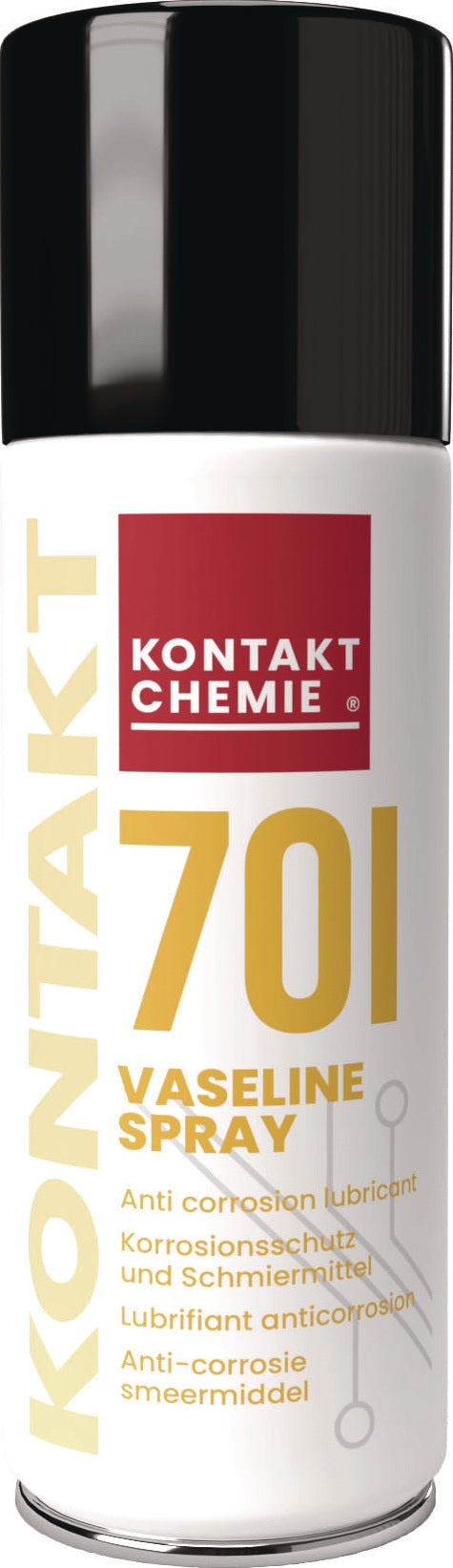KONTAKT CHEMIE Vaselinespray KONTAKT 701 200 ml – Hochreines Kontaktfett, silikon- und säurefrei
