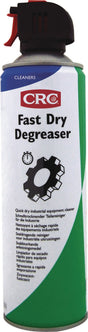 CRC Universalreiniger FAST DRY DEGREASER 500 ml Spraydose – Schnell trocknender Teilereiniger und Entfetter