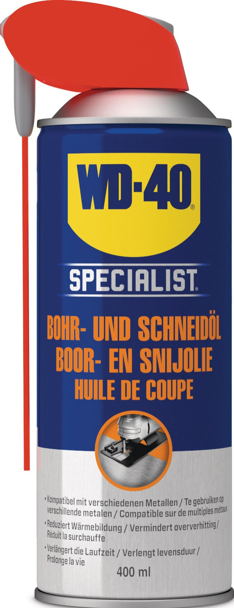 WD-40 SPECIALIST Bohr- & Schneidöl 400ml Spraydose Smart Straw™ – 12 Stück