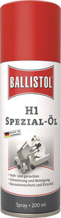 BALLISTOL Spezial-Öl H1 200 ml Spraydose – NSF-H1-zertifiziertes Universalspray für die Lebensmittelindustrie