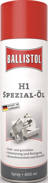 BALLISTOL Spezial-Öl H1 200 ml Spraydose – NSF-H1-zertifiziertes Universalspray für die Lebensmittelindustrie