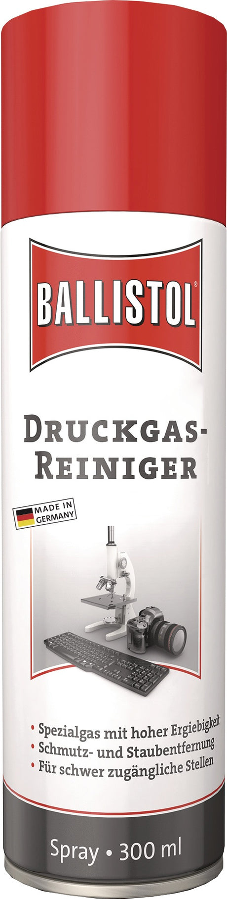 BALLISTOL Druckgasreiniger 300 ml Spraydose – 6 Stück, entfernt Staub und feinste Partikel