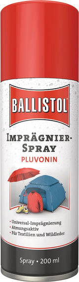 BALLISTOL Imprägnierspray für Natur-/Kunstfasern und Leder, 200 ml Spraydose – wasser- und schmutzabweisend