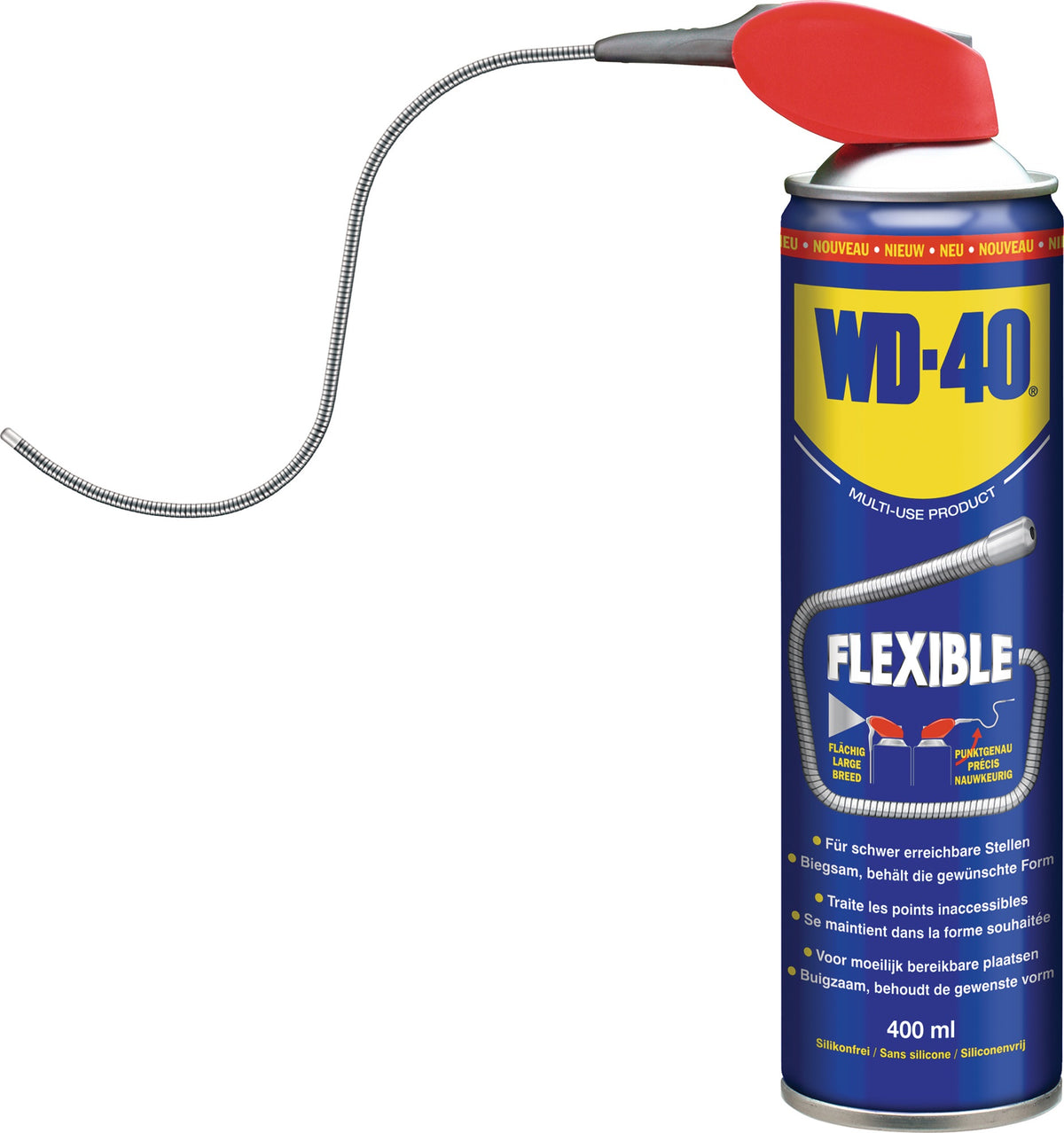 WD-40 Multifunktionsprodukt 100 ml Spraydose – 5-in-1 Rostlöser, Schmiermittel & Korrosionsschutz