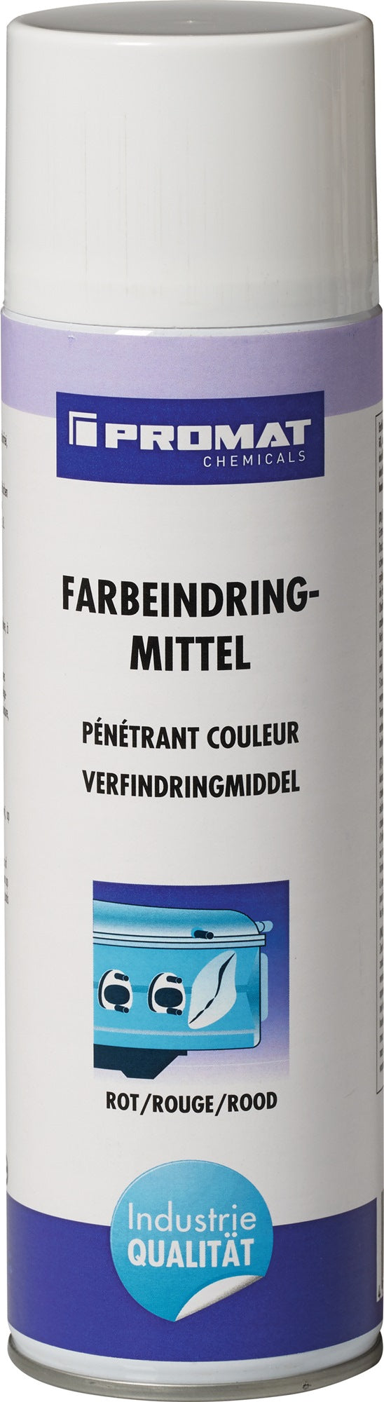 PROMAT CHEMICALS Farbeindringmittel rot 500 ml Spraydose – Rissprüfung