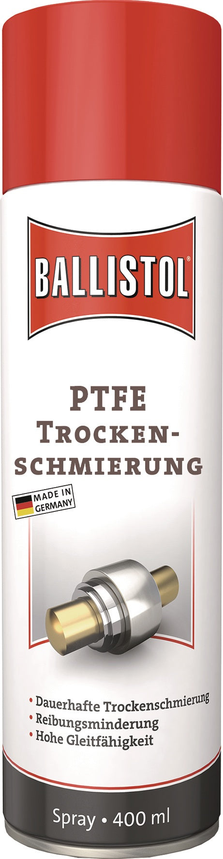 BALLISTOL PTFE Trockenschmierung farblos/weißlich 200ml Spraydose – 6 Stück