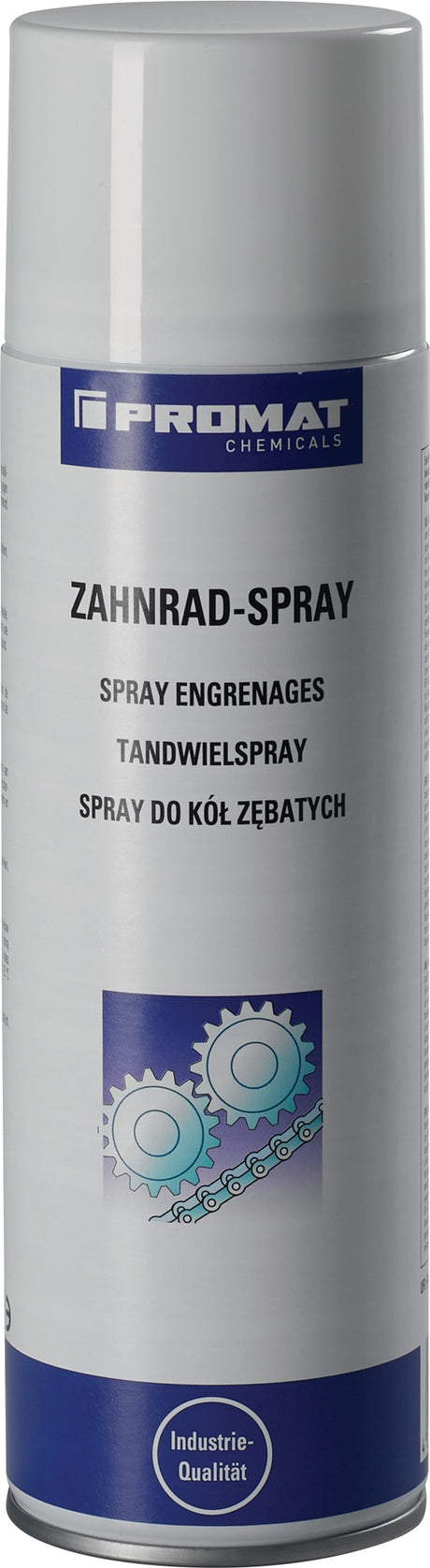 PROMAT CHEMICALS Zahnradspray 500 ml schwarz – Haftschmierstoff für Seile, Zahnräder & Ketten, 6er-Pack