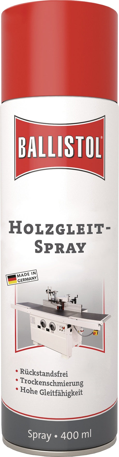 BALLISTOL Holzgleitspray 400 ml Spraydose – Trockenschmierung für Maschinentische
