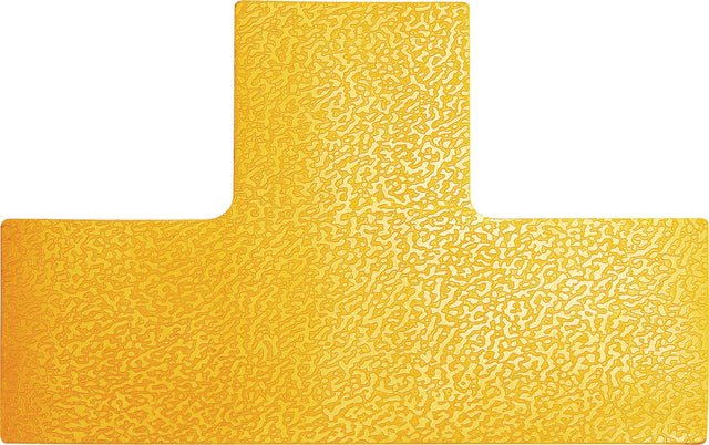 DURABLE Stellplatzmarkierung Form T selbstklebend signalgelb 10 Stück
