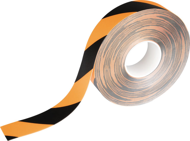 DURABLE DURALINE® Bodenmarkierungsband 50/07 R9 schwarz/gelb, 30 m x 50 mm