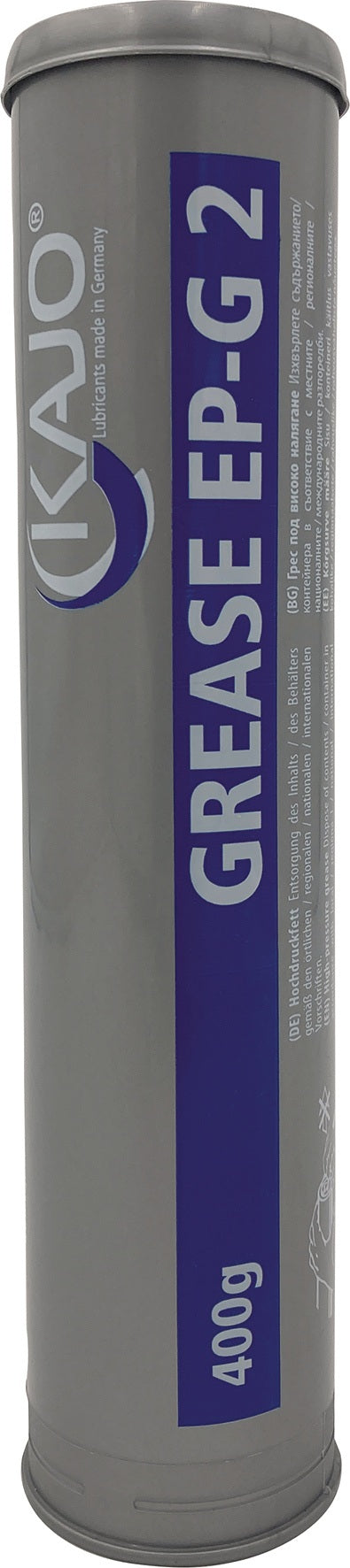 KAJO Hochdruckfett Grease EP-G 2 graphitiert 400g Kartusche – Mehrzweckfett für Extrembelastung