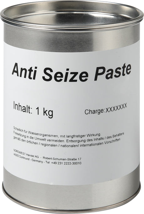 KAJO Anti-Seize-Paste 1 kg kupferfarben/grau – Hochleistungsschmier- und Korrosionsschutz bis +1100 °C
